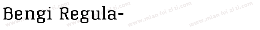 Bengi Regula字体转换
